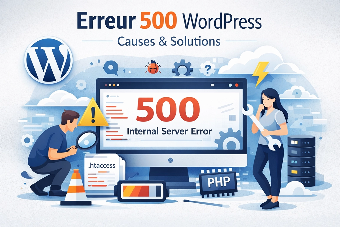 erreur 500 WordPress